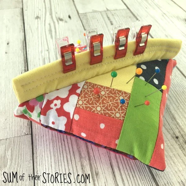Quilter's Clip Pincushion tutorial — Sum of their Stories Craft Blog