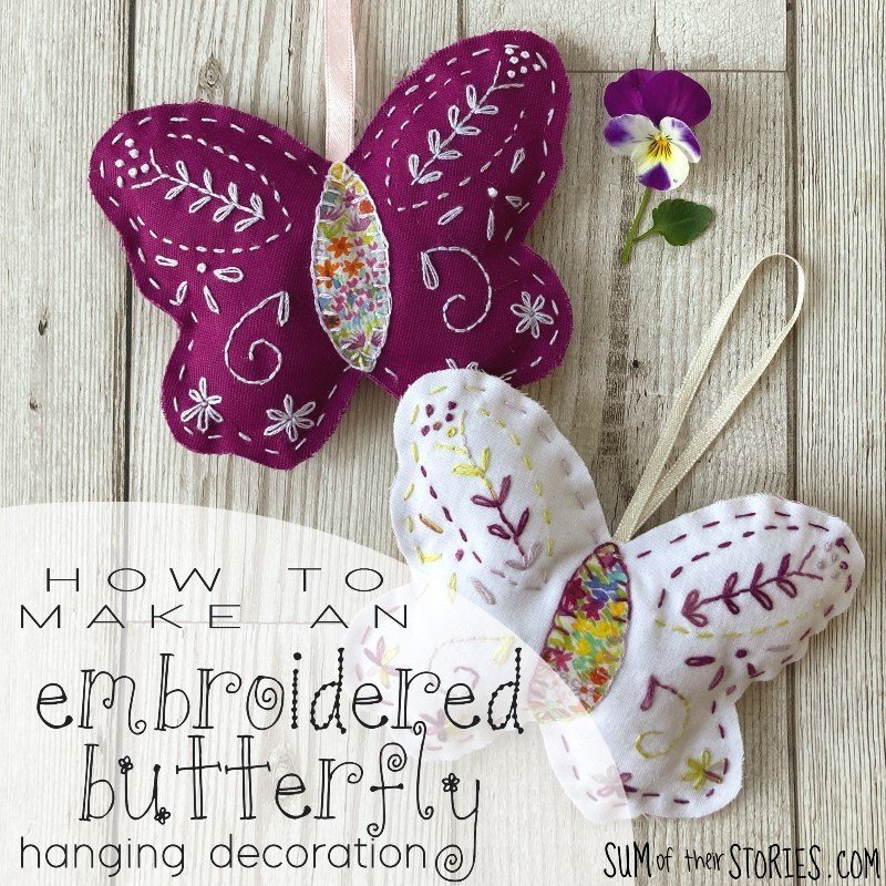 Christmas Butterfly Sewing Pattern