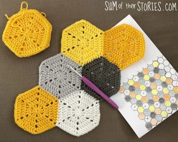 Crochet beehive blanket pattern sale