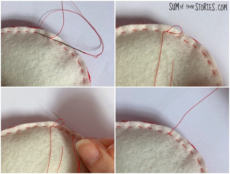 how to cast off hand sewing step by step tutorial