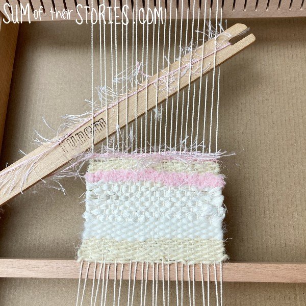 Kid's Weaving Loom Kit - Pink Loom