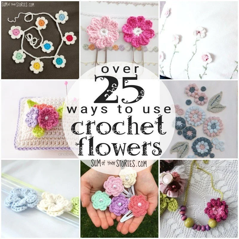 Crochet Flower Gift Wrap and a Romantic Papercut — Sum of their Stories