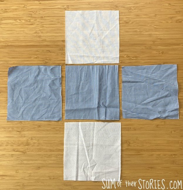 How to make a square drawstring bag