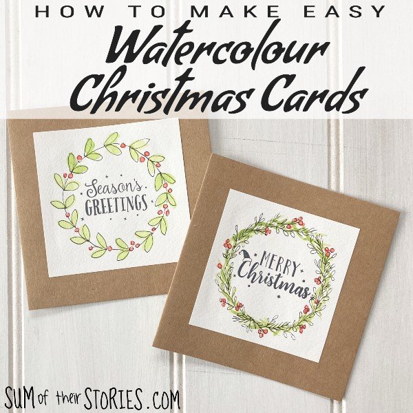 How to make a watercolour sketch book - easy, no sew, perfect