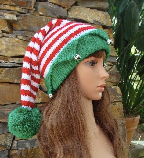 A cute elf Christmas hat pattern
