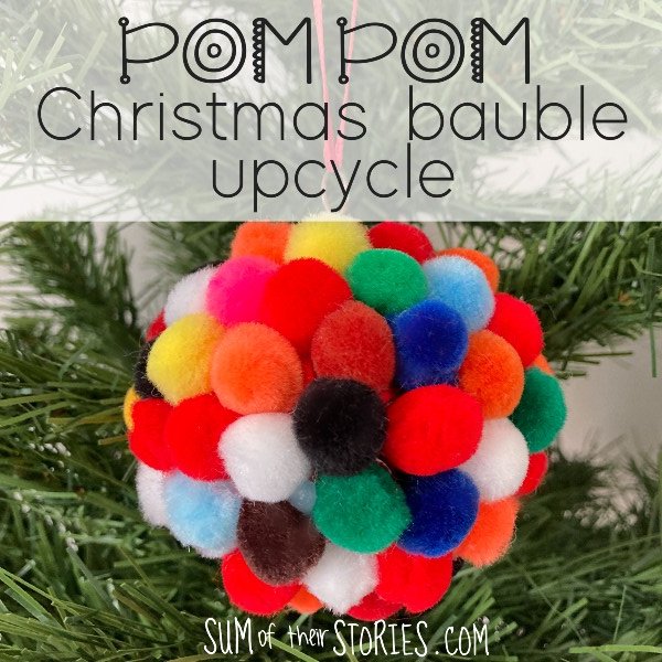 pom pom christmas bauble upcycle.jpeg