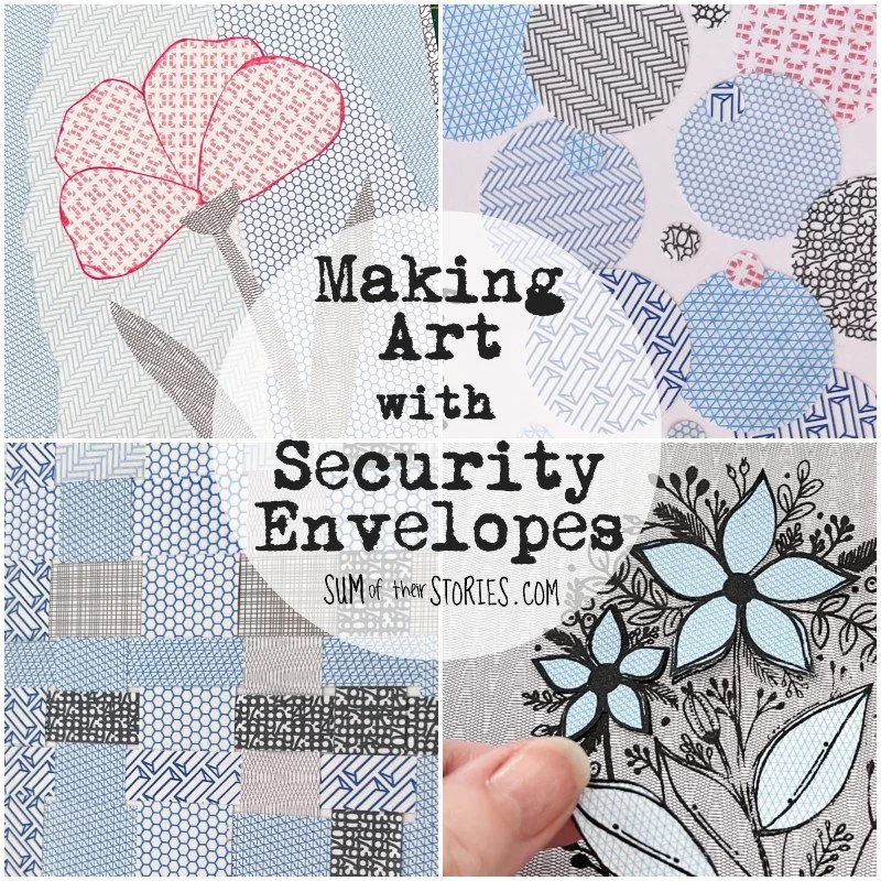 Making Art with the Insides of Security Envelopes