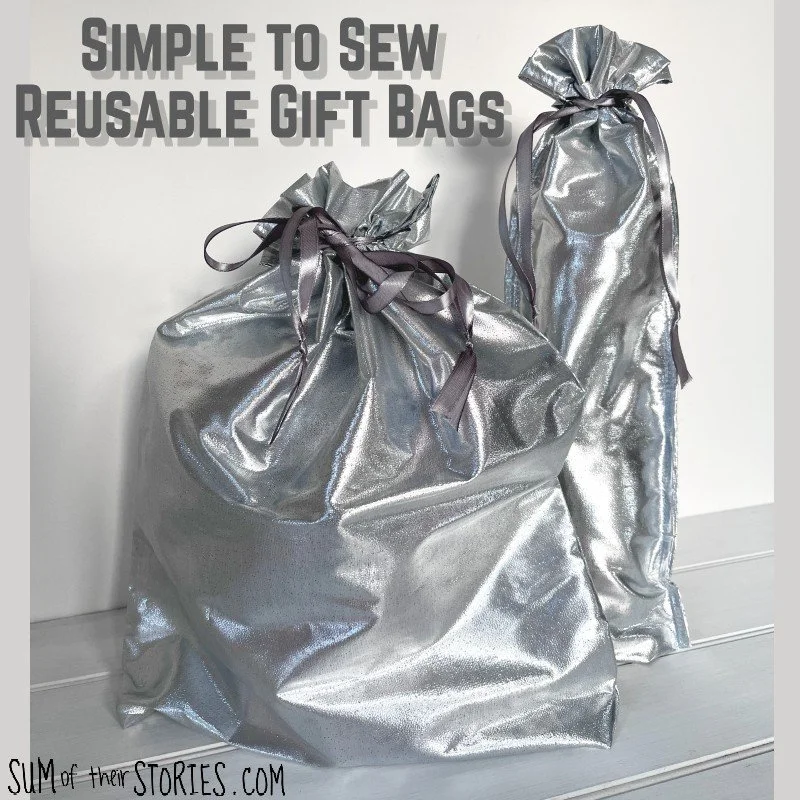 Simple to Sew Reusable Gift Bags