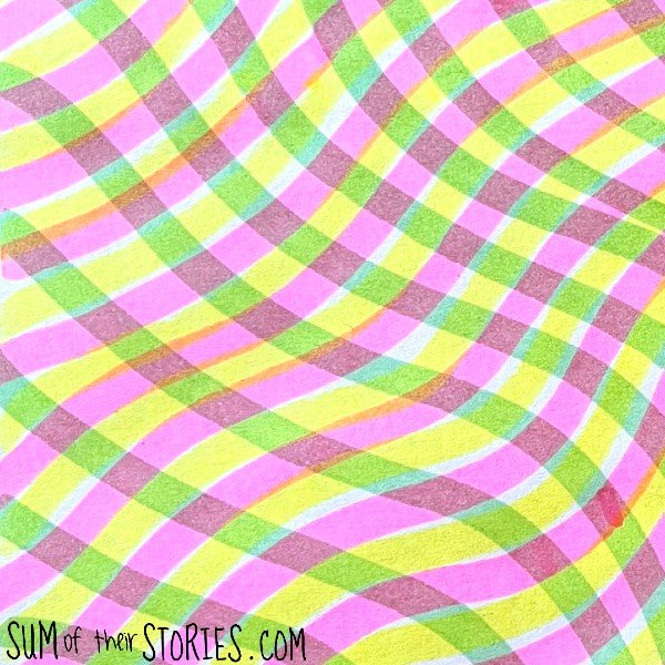highlighter pattern doodle