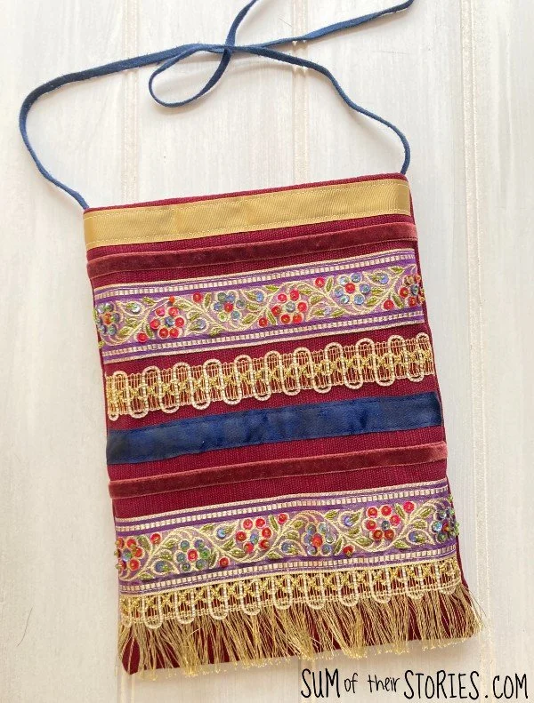 How to make a ribbon crossbody bag — Sum of their Stories Craft Blog