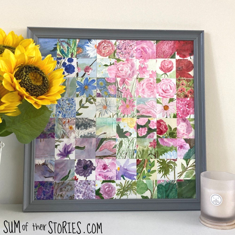 DIY Paint By Numbers - Summer Flowers Arrangement Painting Canvas
