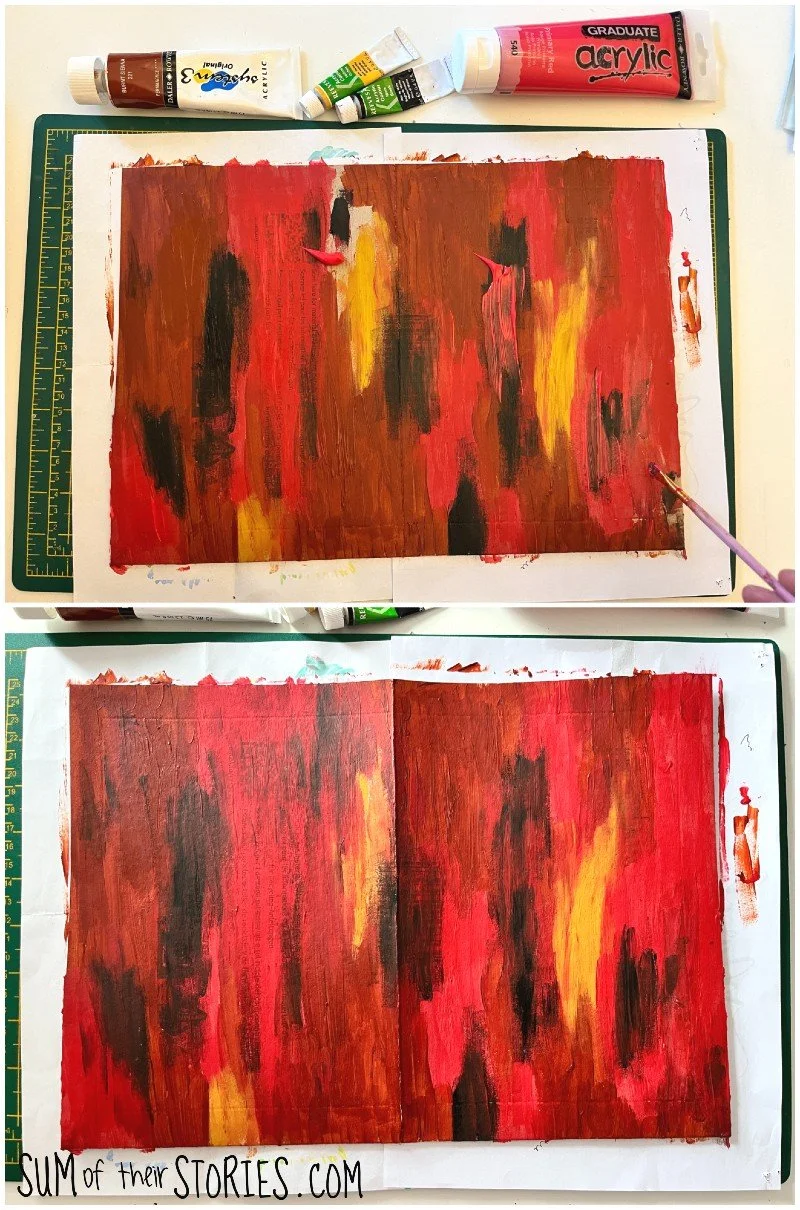DIY Folder from Old Cardboard Envelope — Sum of their Stories Craft Blog