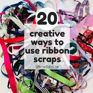 Uje Ribon 20 creative ways to use scraps of ribbon — Sum of their Stories Craft Blog