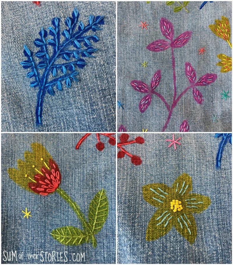 Stitching Long Sleeved Denim Jacket Women  Clothing