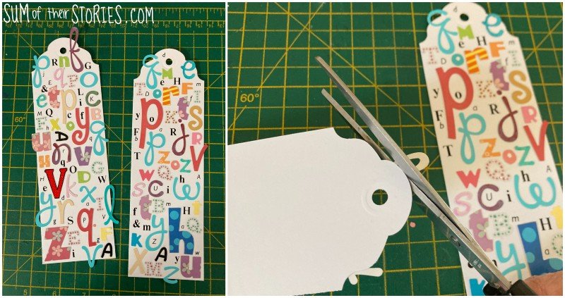 Turn leftover alphabet stickers into fun bookmarks — Sum of their ...