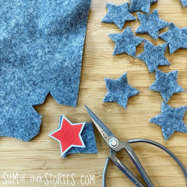 How to make a Delicate Felt Star and Bead Garland — Sum of their Stories  Craft Blog
