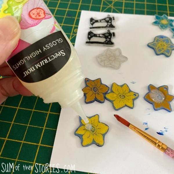 How to Make Block Printed Shrink Plastic Earrings — Sum of their Stories Craft Blog