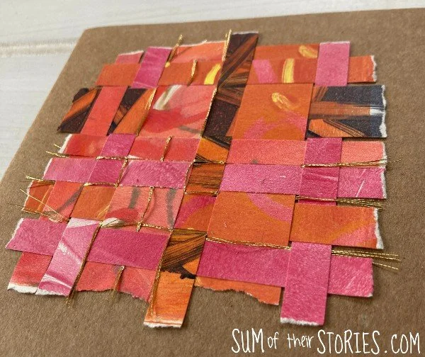 Woven Paper Greeting Cards — Sum of their Stories Craft Blog