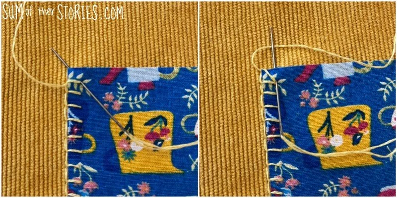 blanket stitch neat corners