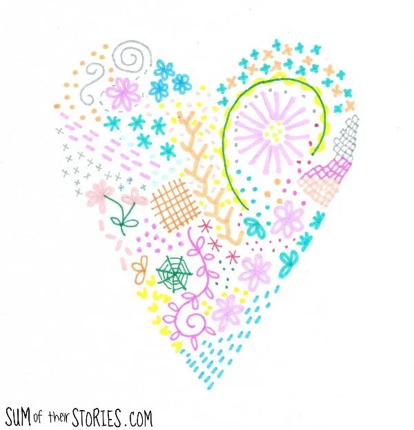 Cecile's Heart Embroidery Design Free Pattern — Sum of their Stories ...