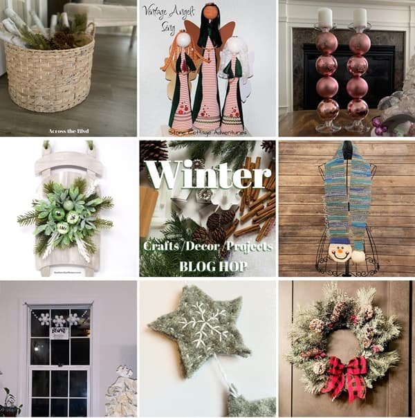 a collection of 8 winter themed craft ideas