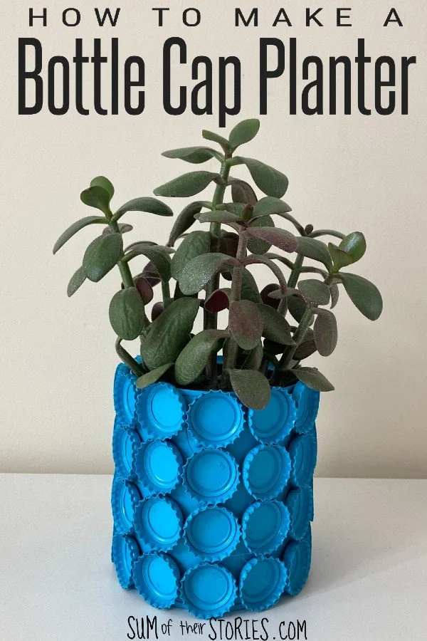 Bottle Cap Planter Upcycle Sum Of Their Stories Craft Blog bottle-cap-planter-upcycle-sum-of-their-stories-craft-blog