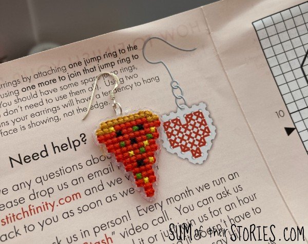 Stitchfinity Cross Stitch Jewellery Kit Review — Sum of their Stories Craft  Blog