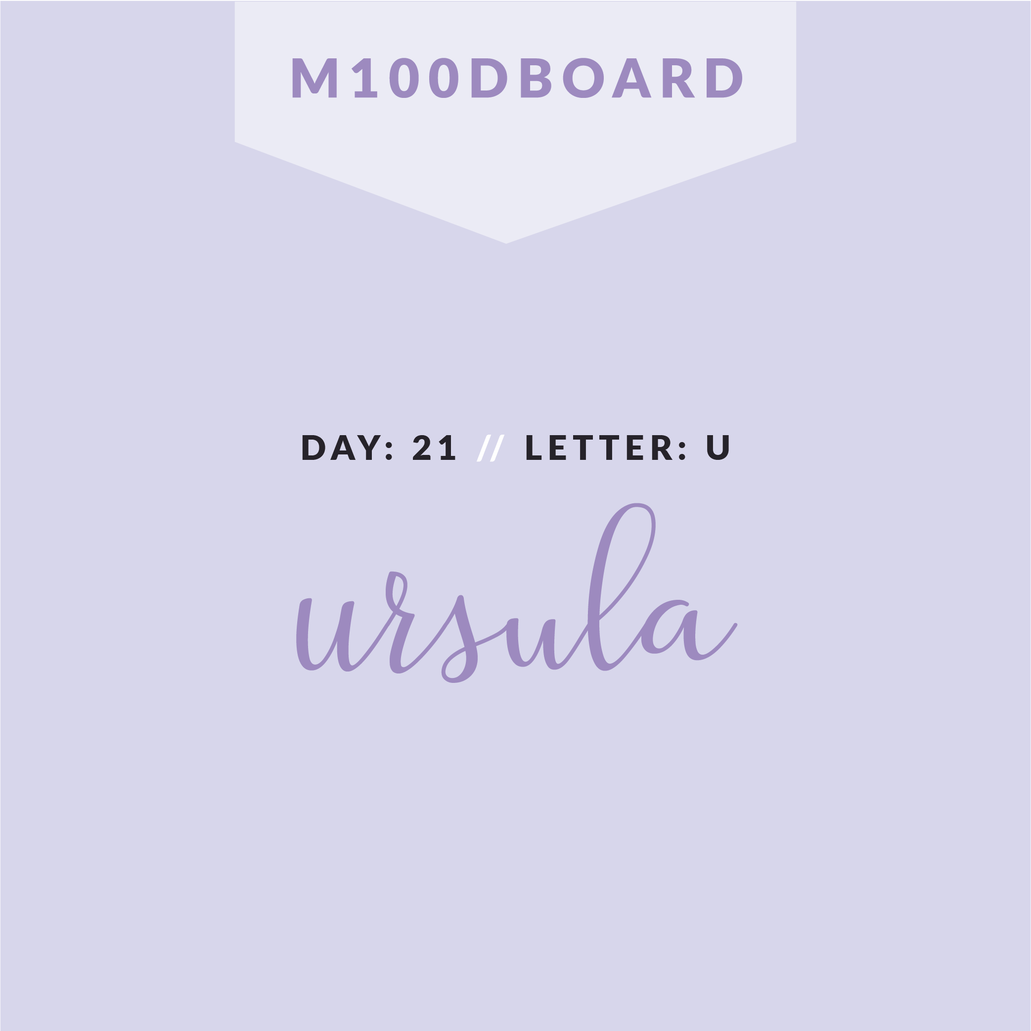 100 Day Moodboard Project // Disney - Day 21 - U (Ursula)