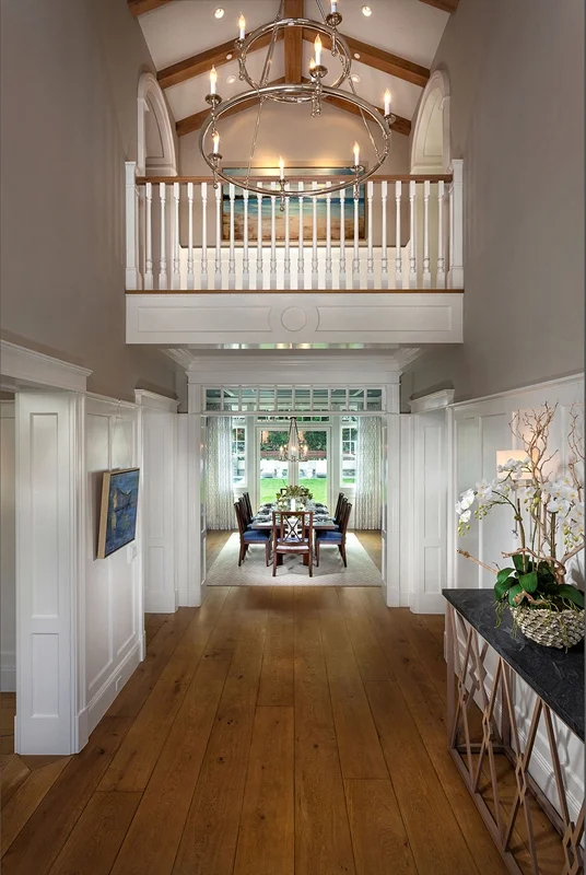 Hamptons Shingle Style DINING ROOM by Oatman Architects