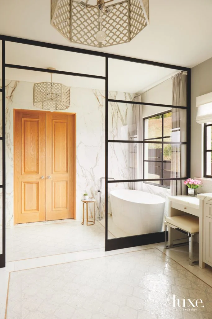 LAGUNA BEACH - SPANISH REVIVAL BATHROOM BY OATMAN ARCHITECTS