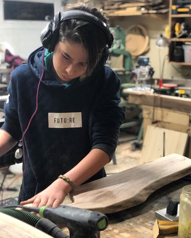 Super impressed with how meticulous Kohen is. He&rsquo;s been working so hard to make sure these boards are as smooth as possible. Crazy that this boy that couldn&rsquo;t ever sit still is turning into a man with such patience and pride in his work. 