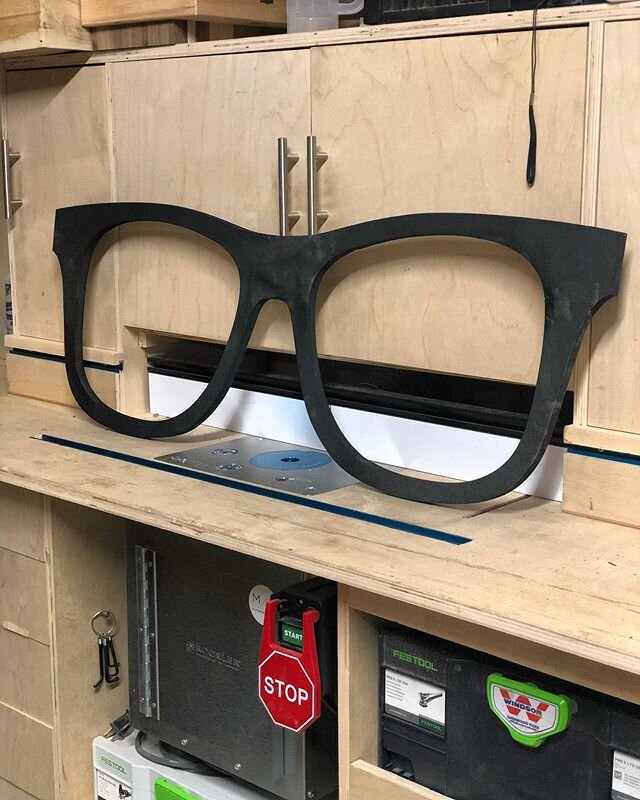 I had a few people ask as out the giant glasses I carved in my @inventables X-Carve a few weeks ago. They turned out great! 
#cnc #xcarve #woodworking