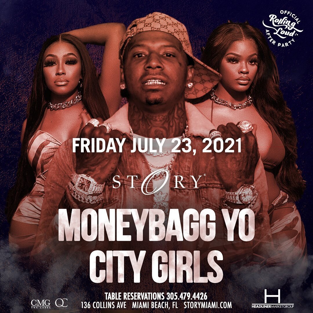 TURN IT UP for @moneybaggyo @citygirls THIS FRIDAY July 23rd❗️