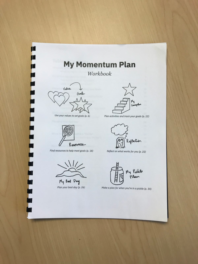 We created this Momentum Plan workbook according to the design criteria that came out of our research.