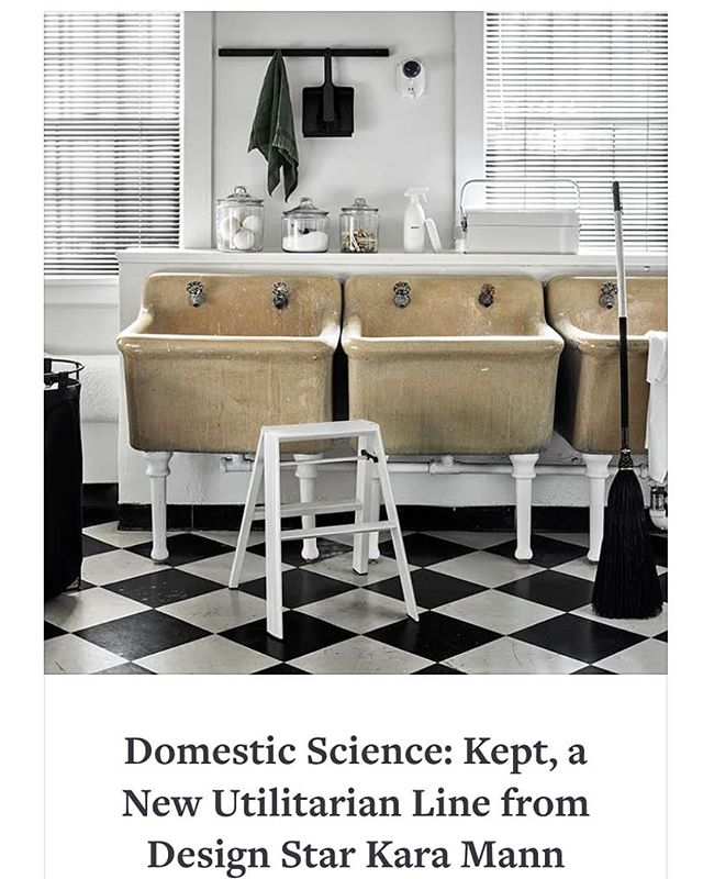 Congratulations @karamanndesign on your deliciously domestic @kept.home ! I'm delighted to be involved 🖤