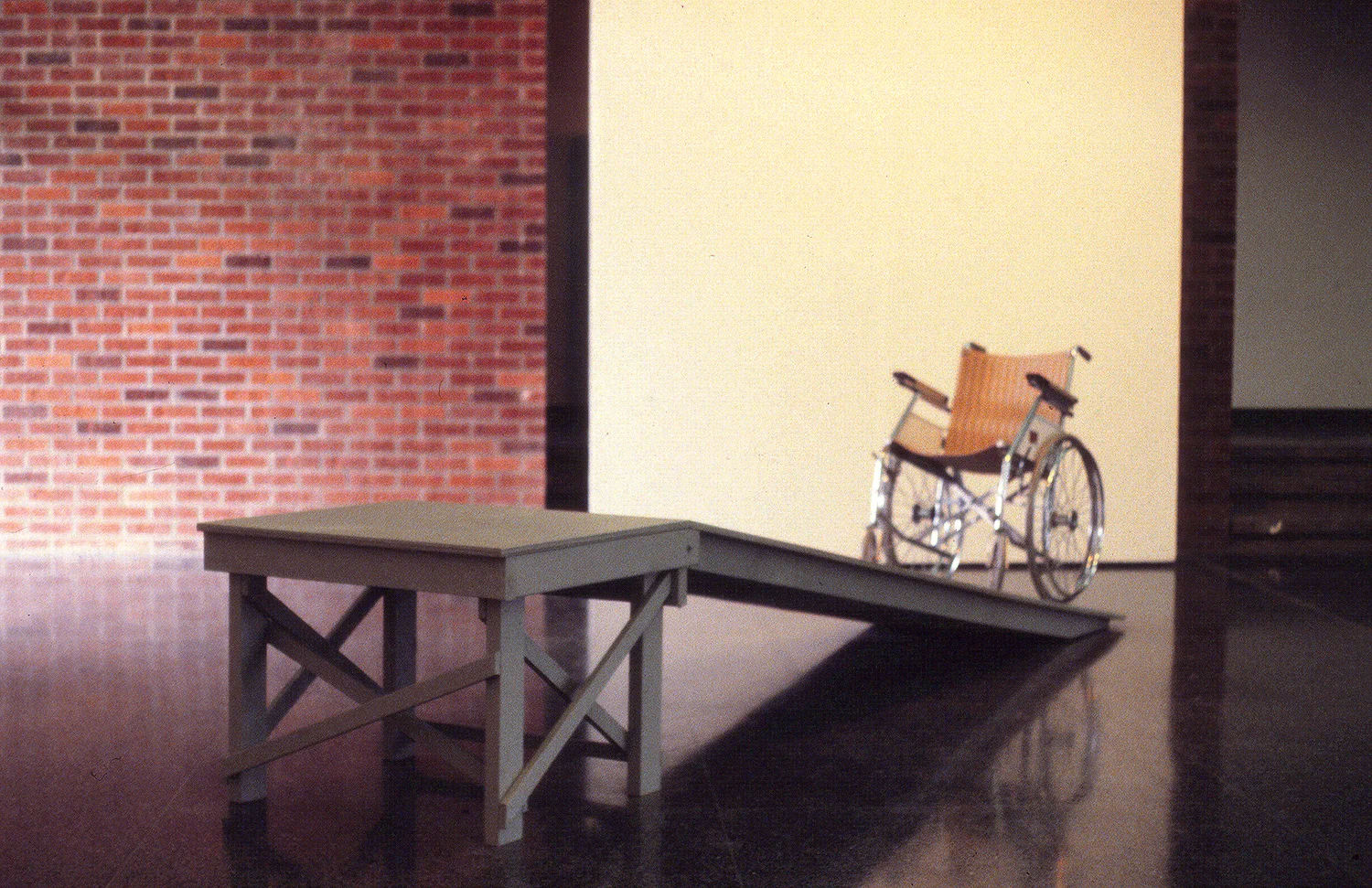 Self-Elevation Systems: Misfit, Humility 1979 Wood/Wheel Chair 15’x 3’x 3’ Linfield College, McMinnville, OR
