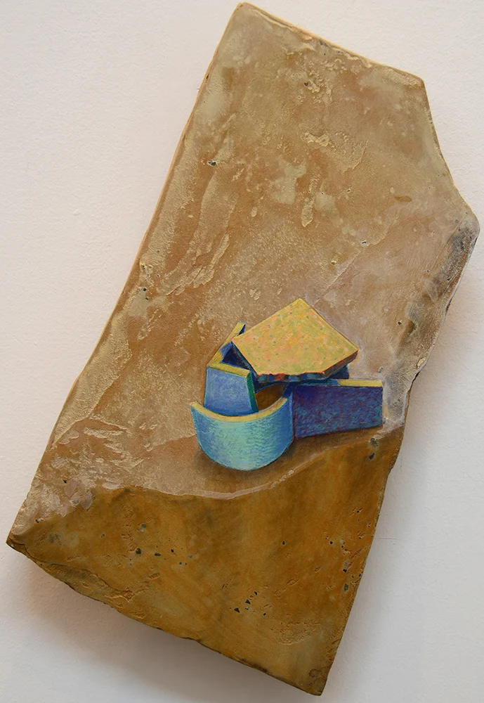 Freed: Breakthrough 2008. Acrylic on Cement 7” x 12” $400