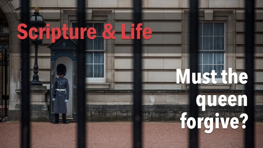 Must the queen forgive?