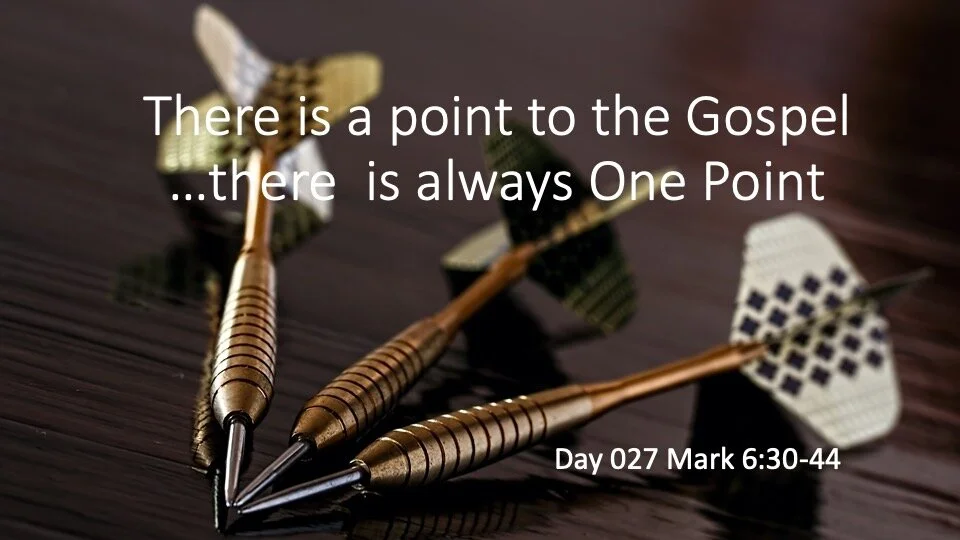 There is a point to the Gospel...The is always One Point
