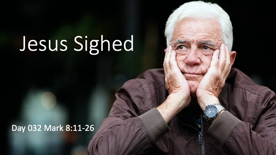 JESUS SIGHED