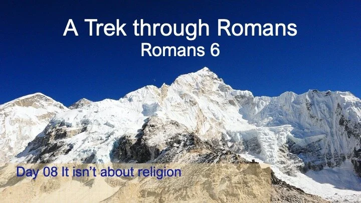 IT ISN'T ABOUT RELIGION