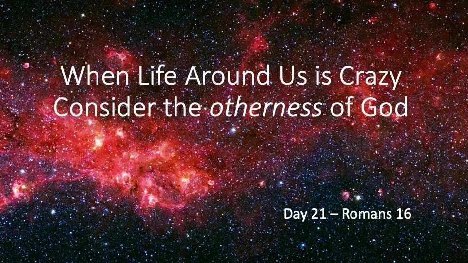 Consider the Other-ness of God