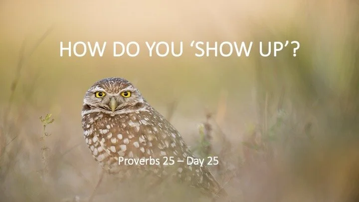 HOW DO YOU ‘SHOW UP’?