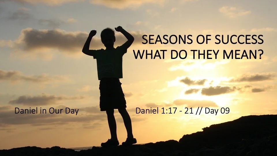 SEASONS OF SUCCESS—WHAT DO THEY MEAN?