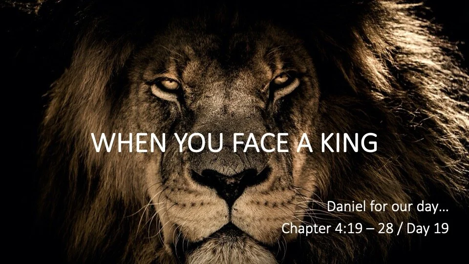 WHEN YOU FACE A KING