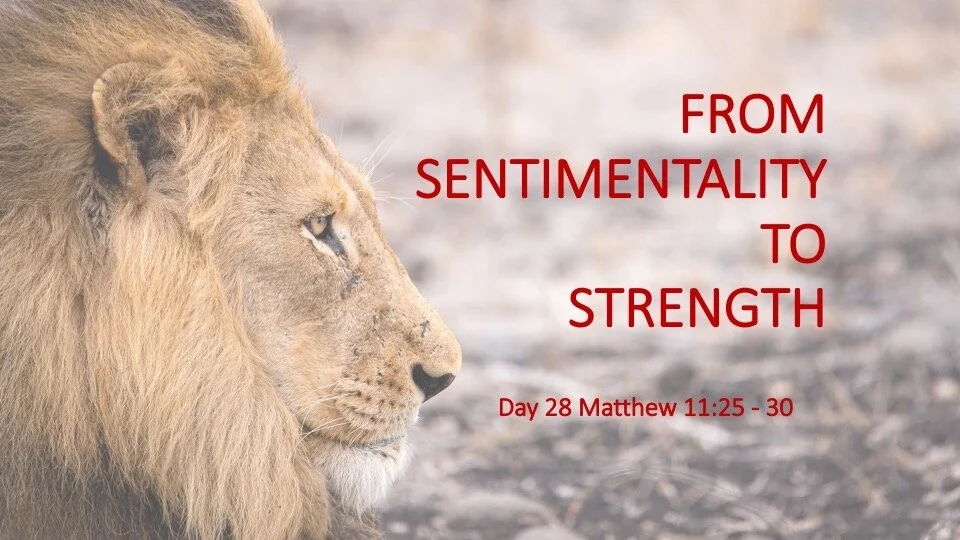 FROM SENTIMENTALITY TO STRENGTH