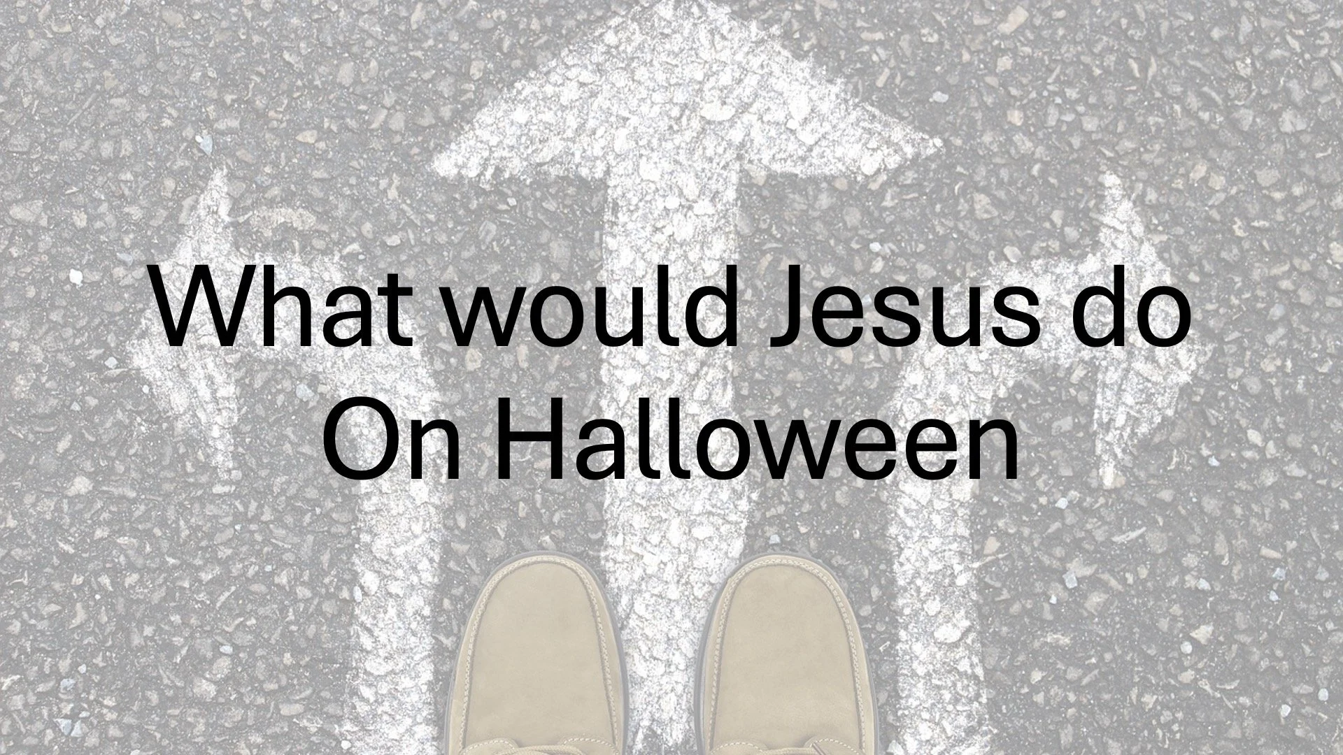What would Jesus Do--at Halloween