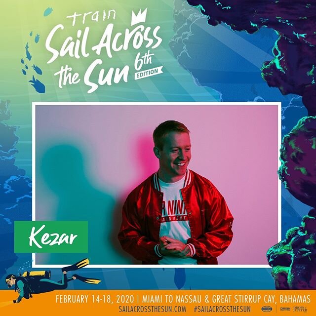 Today&rsquo;s the day! Can&rsquo;t wait to Sail Across the Sun with Train, Matt Nathanson, and so many more incredible artists. Most importantly, can&rsquo;t wait to see the #SATS fam. Thank you for having us @sailacrossthesun - see you on the boat!