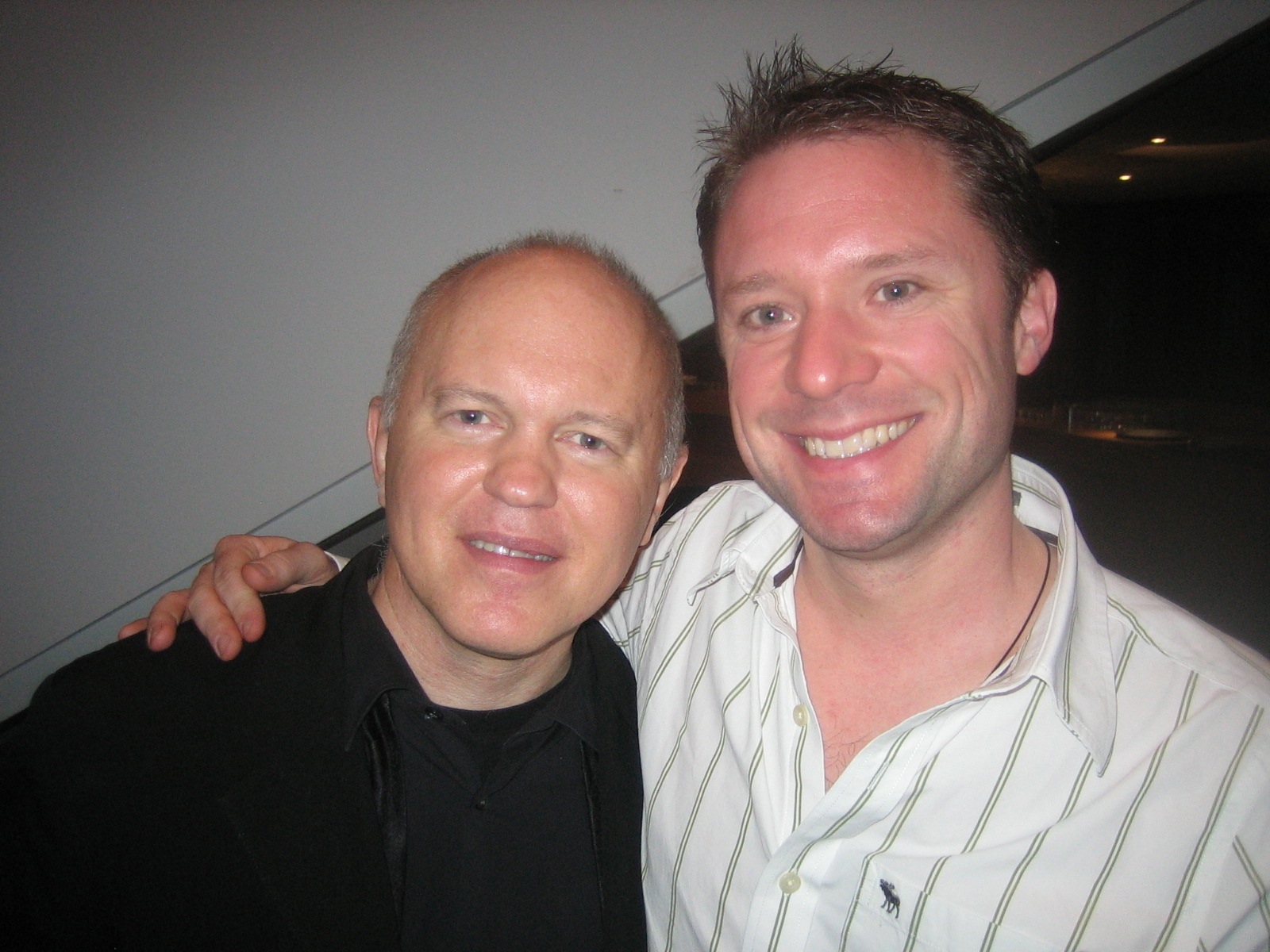 With Michael Torke at the premiere of 'Mojave' in The Netherlands in November 2010.