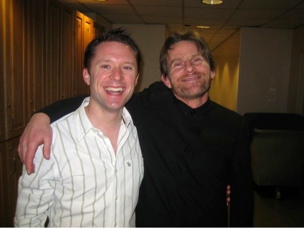 With Steve Mackey in Carnegie Hall, at the US Premiere of ‘Time Release’, March 2008.